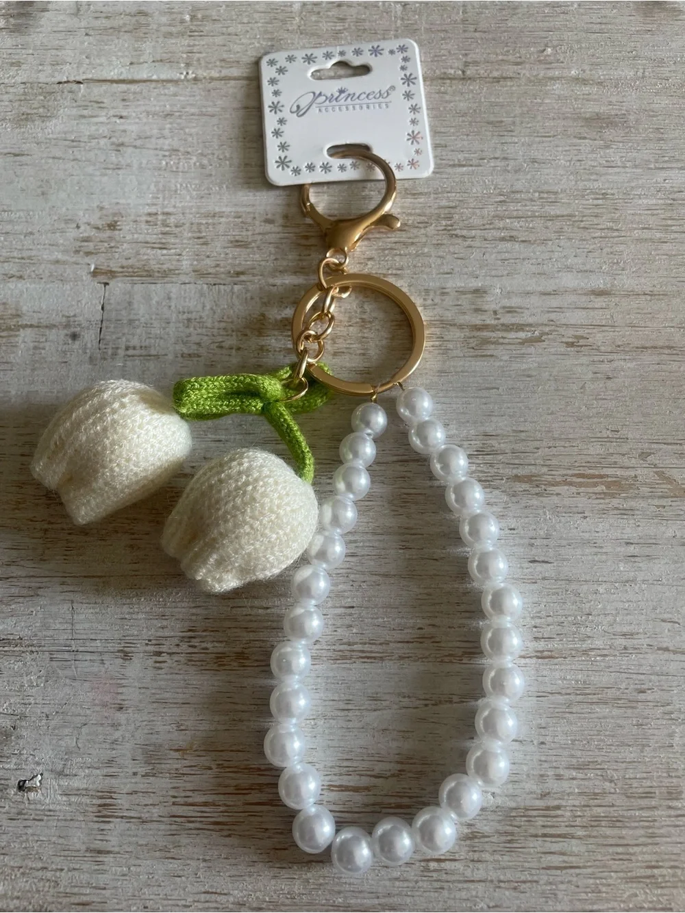 Crocheted Tulip Keychain Bag Charm - Pick One 🌷 🧶